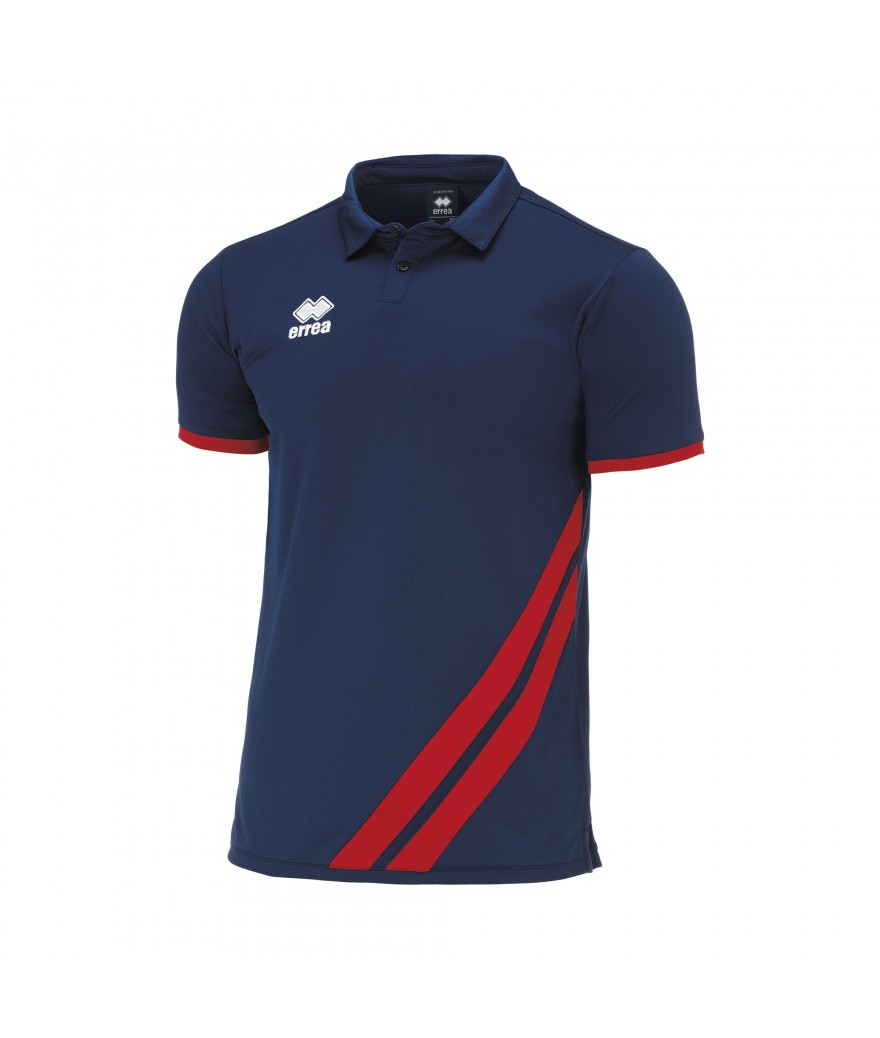 Polo tecnica John MC AD colore navy/rosso Polo tecnica John MC AD colore navy/rosso