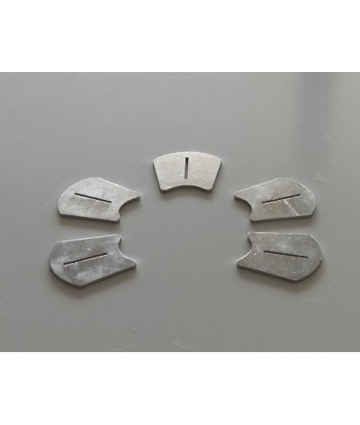 Marcapalla con linea in acciaio