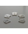 Marcapalla con linea in acciaio