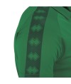Particolare della spalla della Polo Shedir MC AD da uomo colore verde