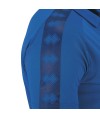 Particolare della spalla della Polo Shedir MC AD da uomo colore blu nazionale